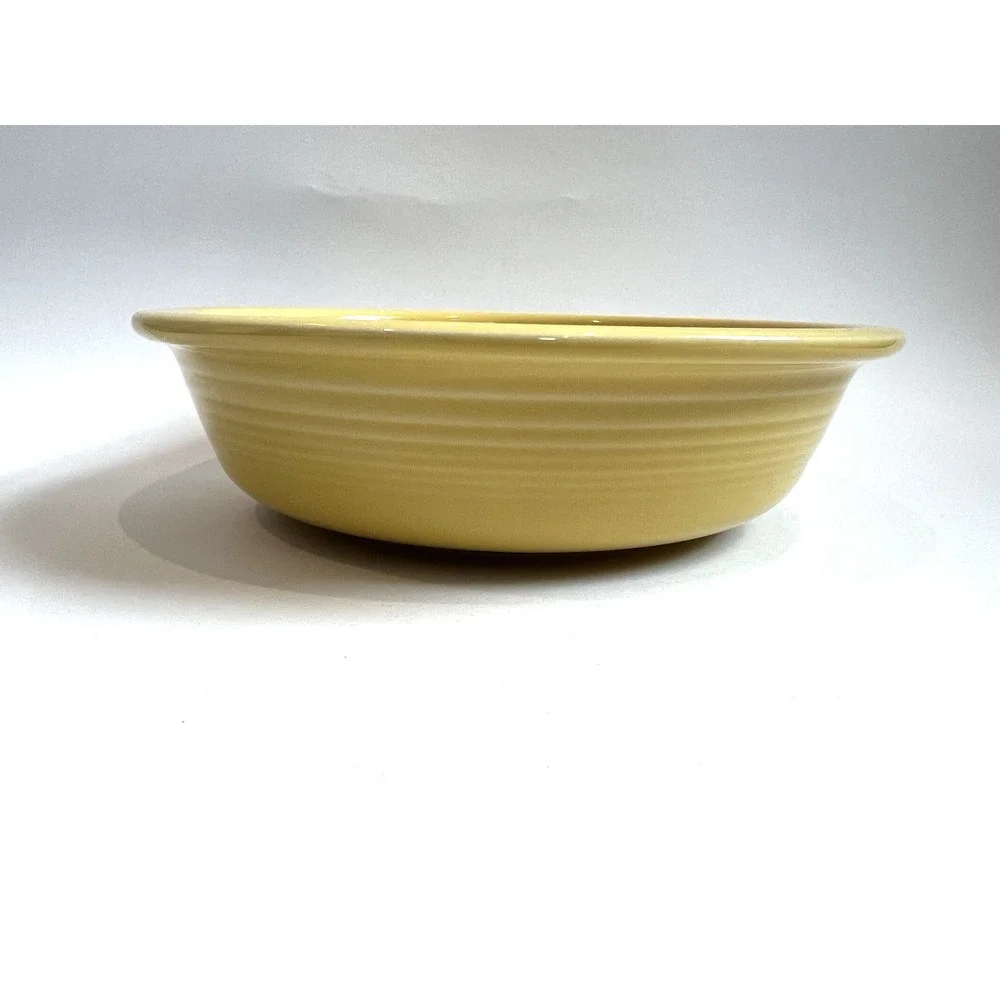 Fiesta Fruit Bowl 6.75 in Sunflower Yellow Ceramic Rings USA‎ #320